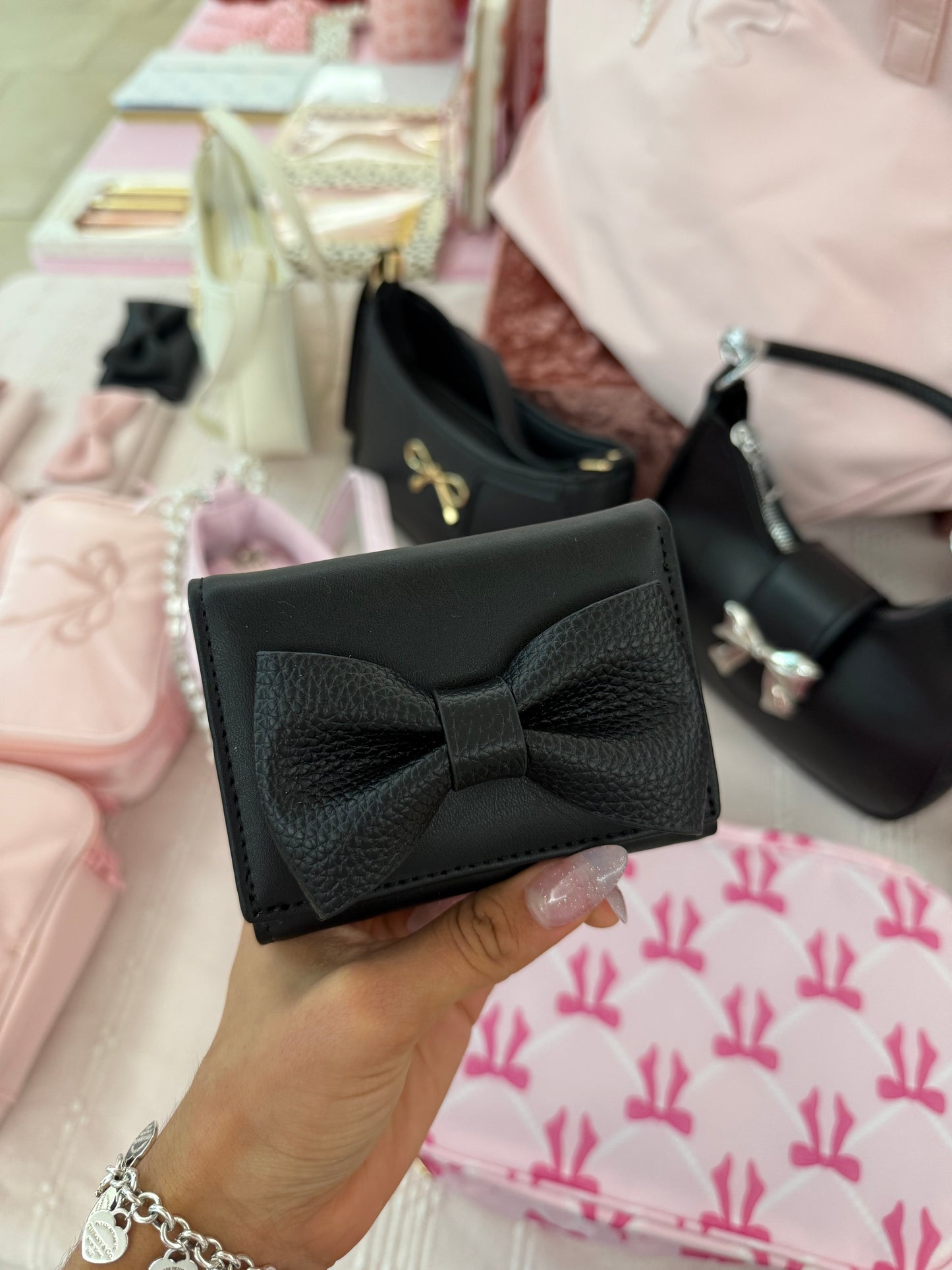 Black Coquette Wallet