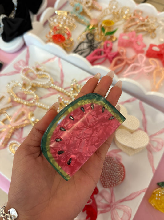 Watermelon Hair Clip