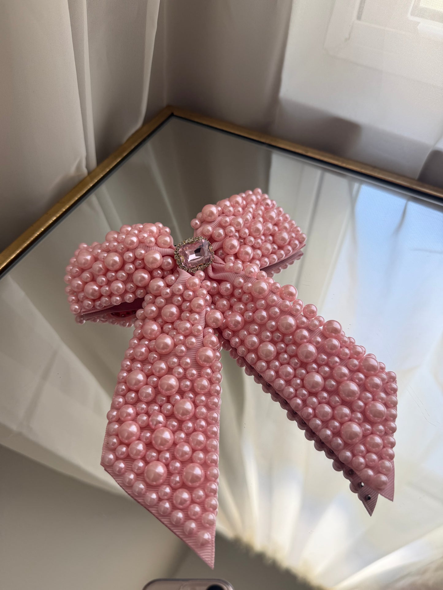 Pink Pearl bow