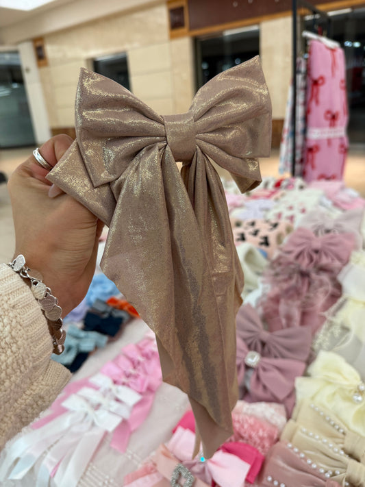 Shimmery Metallic Bow