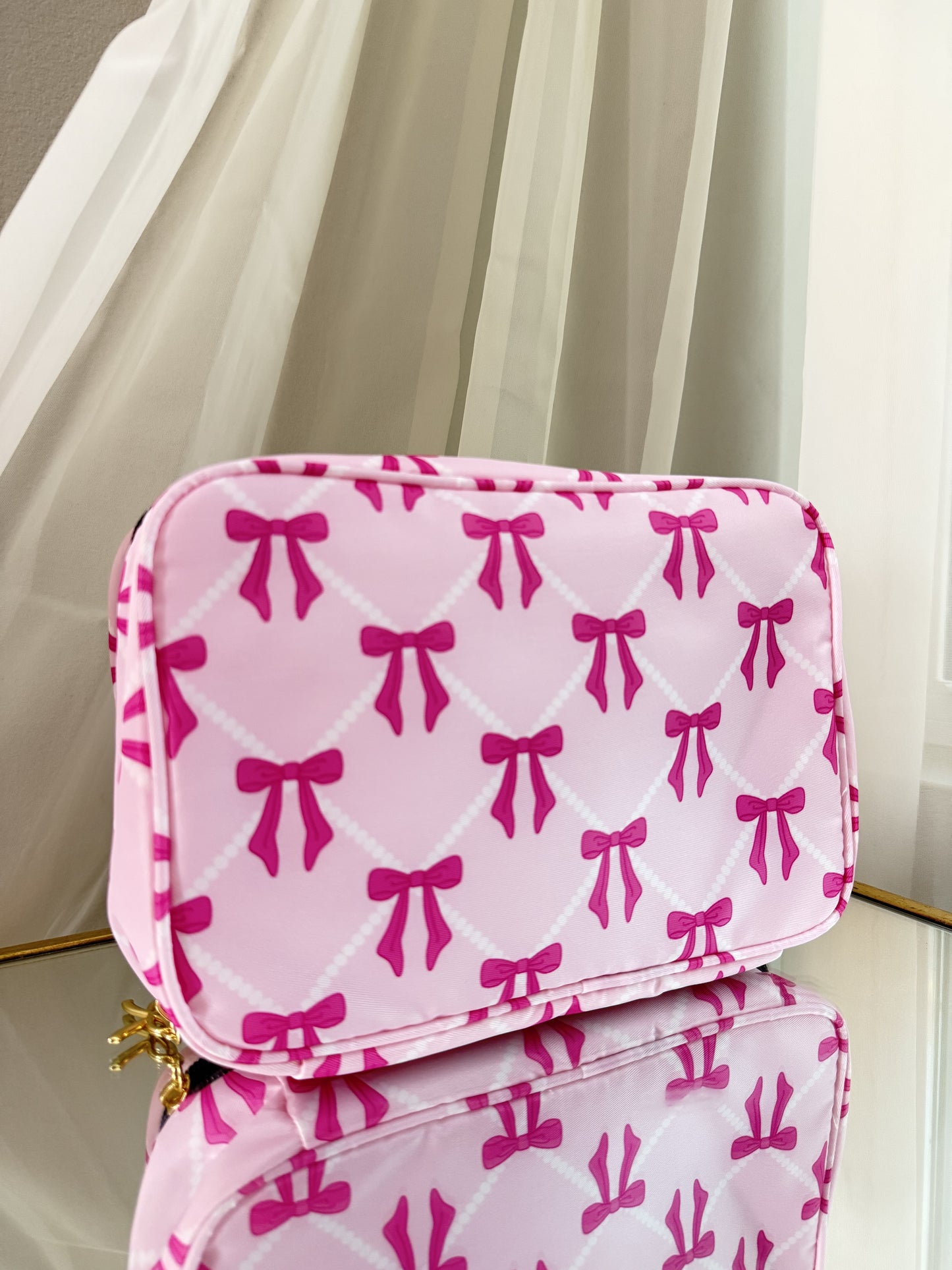 Pink Bow Travel Bag