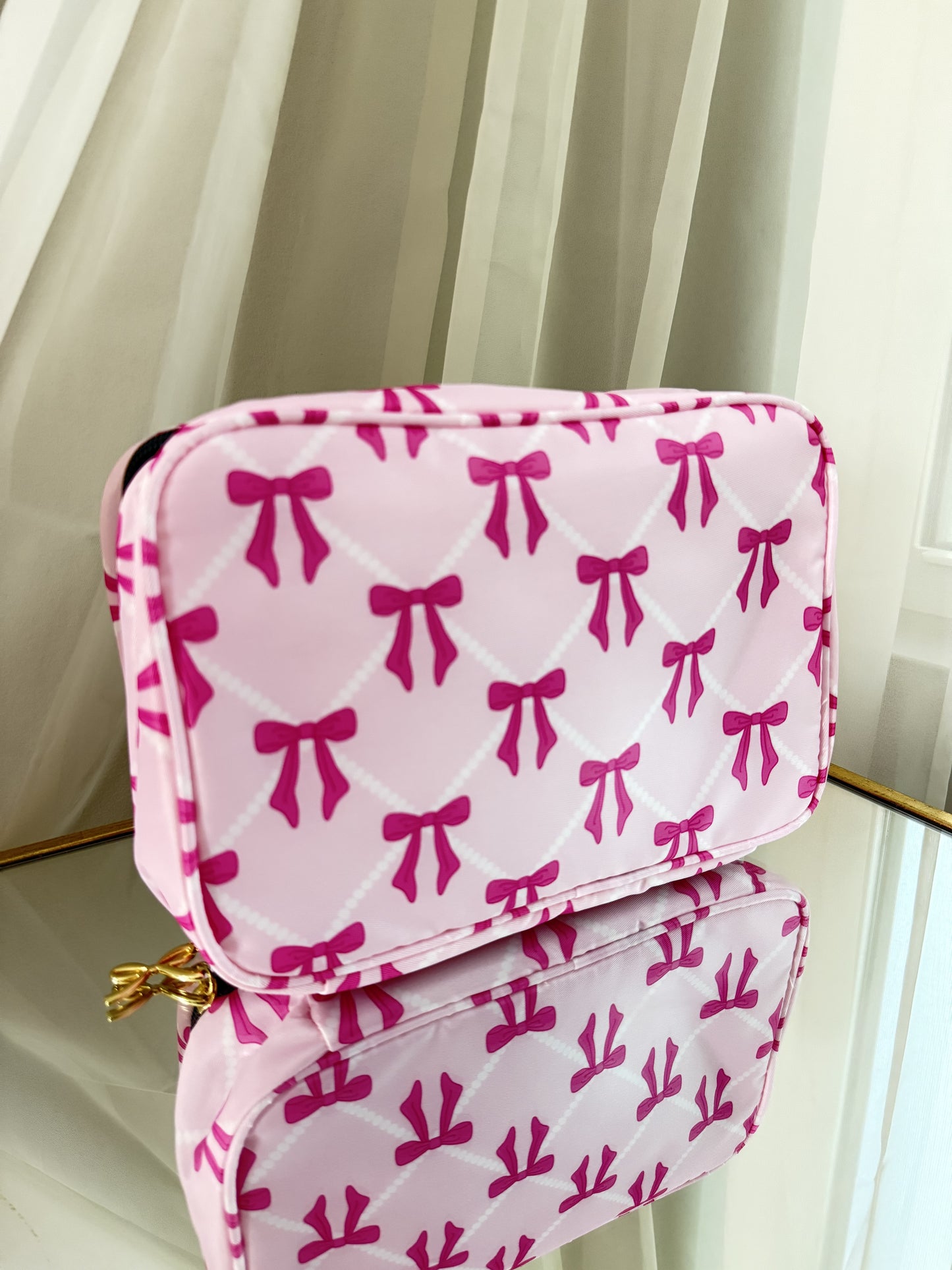 Pink Bow Travel Bag